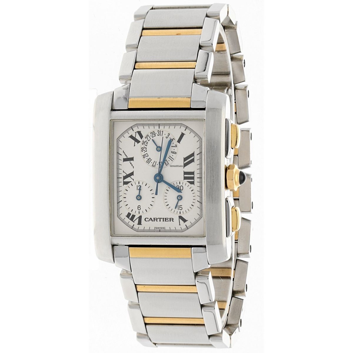 Cartier Tank Française Chronoflex Gold/steel 
