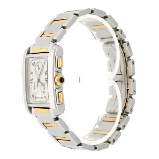 Foto 3 di 6: Cartier Tank Française Chronoflex Gold/steel 
