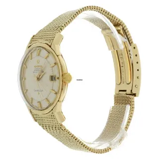 Foto 3 di 7: Omega Omega Constellation ''Pie Pan'' dial Dogleg 18K gold