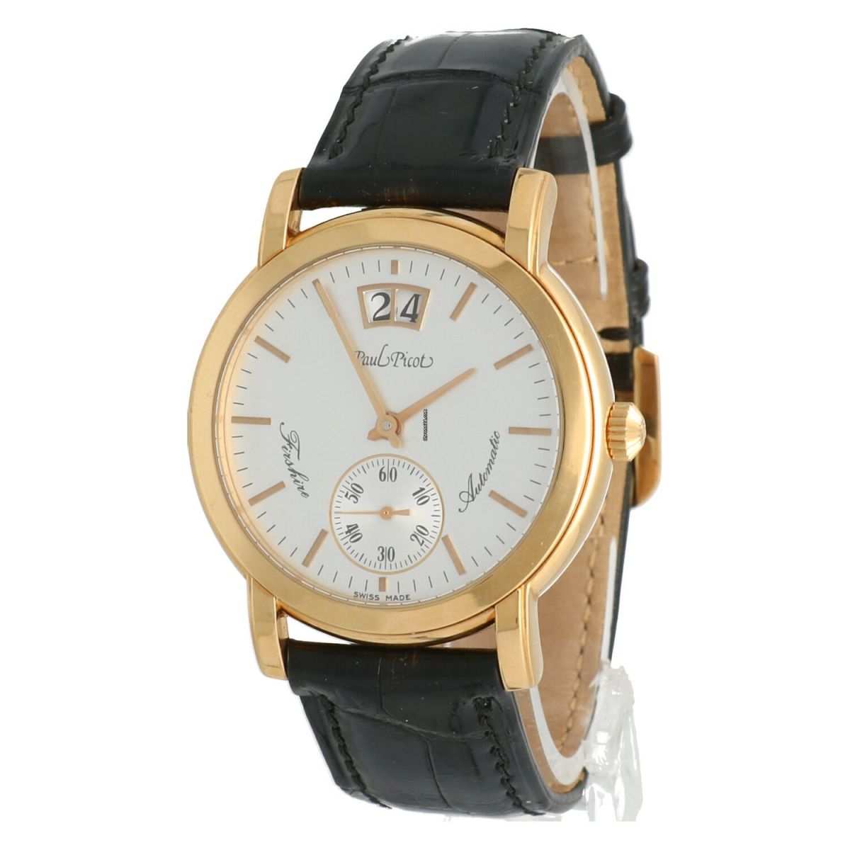 Paul Picot Firshire ronde Autodate 18K. NEW Limited Edition No. 43