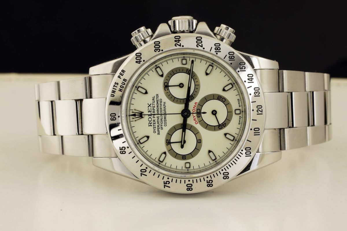 Rolex Daytona ref. 116520 Quadrante Panna Full Set