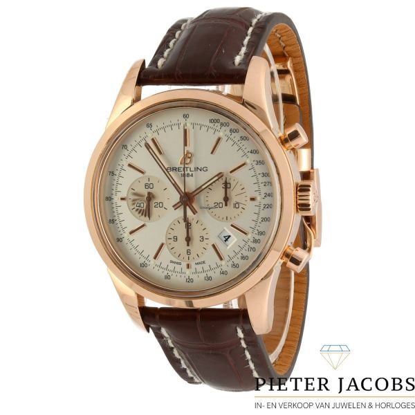 Breitling Transocean Chronograph Rosegold Ref. RB015212
