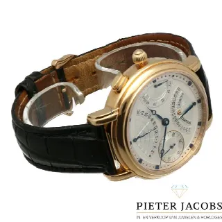 Foto 3 di 4: Maurice Lacroix Masterpiece Retrograde 18K Gold "Full Set"
