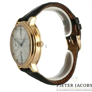 Foto 1 di 4: Maurice Lacroix Masterpiece Retrograde 18K Gold "Full Set"
