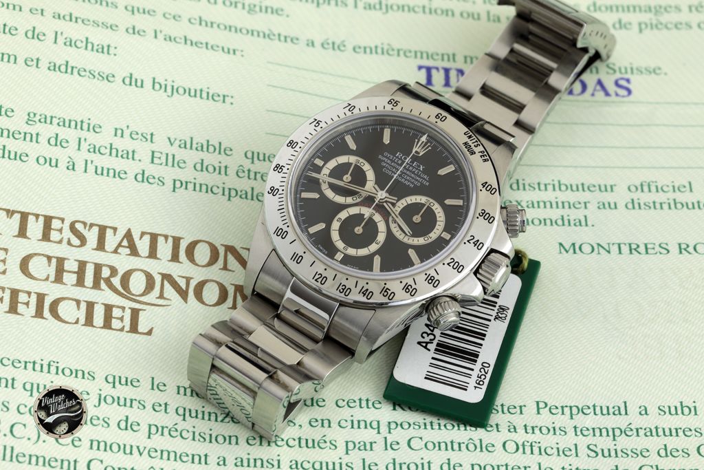 Rolex Daytona ref. 16520 ser. A Scatola & Garanzia