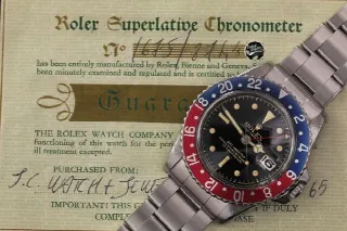 Foto 3 di 3: Rolex Gmt Master Cornino ref. 1675 quadrante Gilt Underline con Garanzia – Riservato