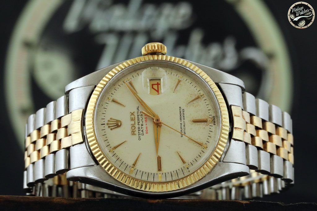 Rolex DATEJUST REF. 6605 DEEP IN RED
