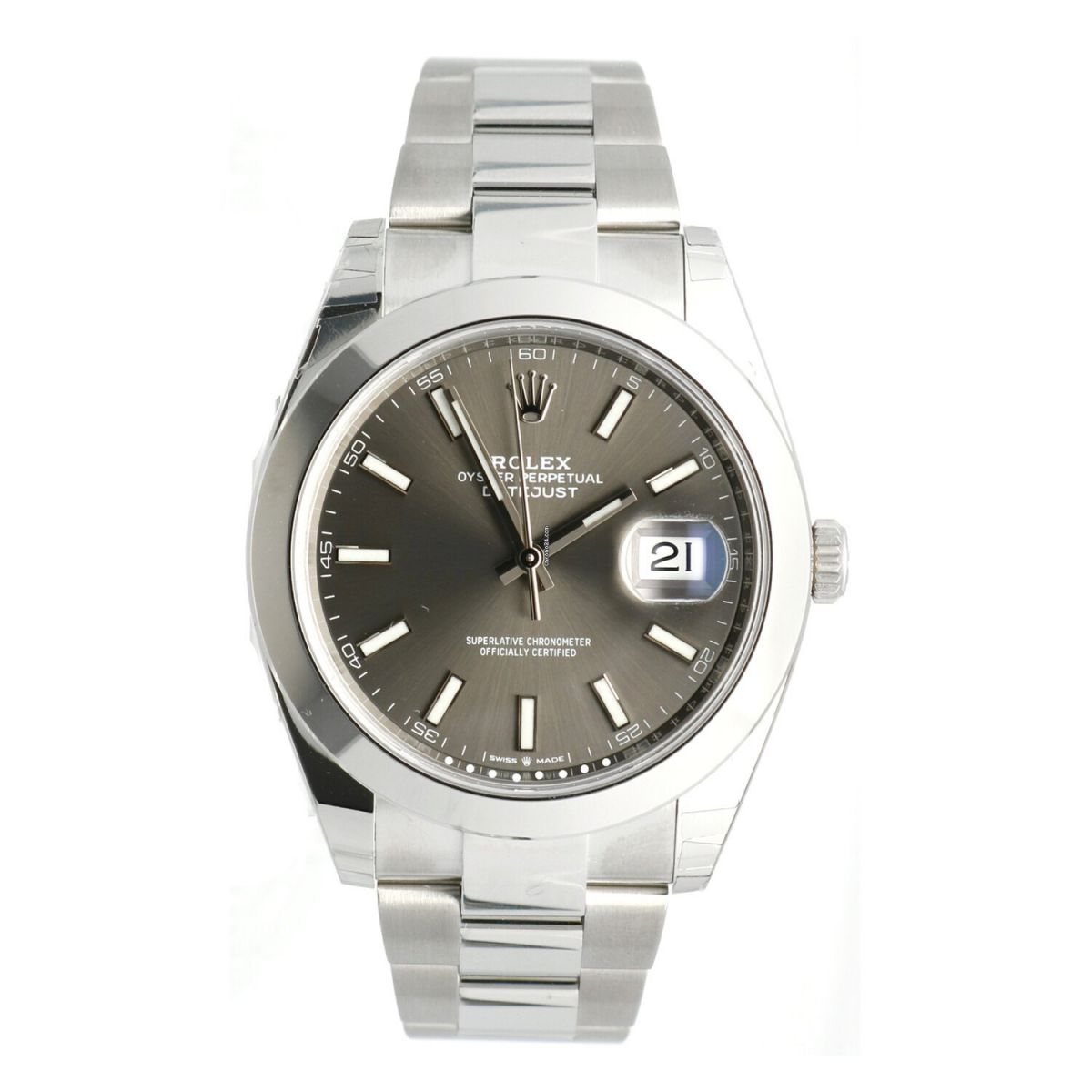 Rolex Datejust II 41mm Rhodium Dial. 
