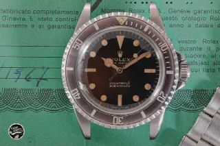 Foto 3 di 4: Rolex Submariner ref. 5513 Marrone Gilt Scatola e Garanzia