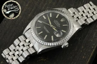 Foto 1 di 5: Rolex DATEJUST REF. 1603 BLACK GILT DIAL