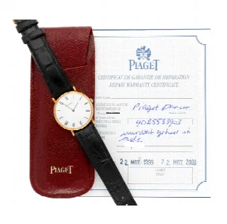 Foto 5 di 5: Piaget Classic Dancer 18K Gold "Vintage" 30 mm.