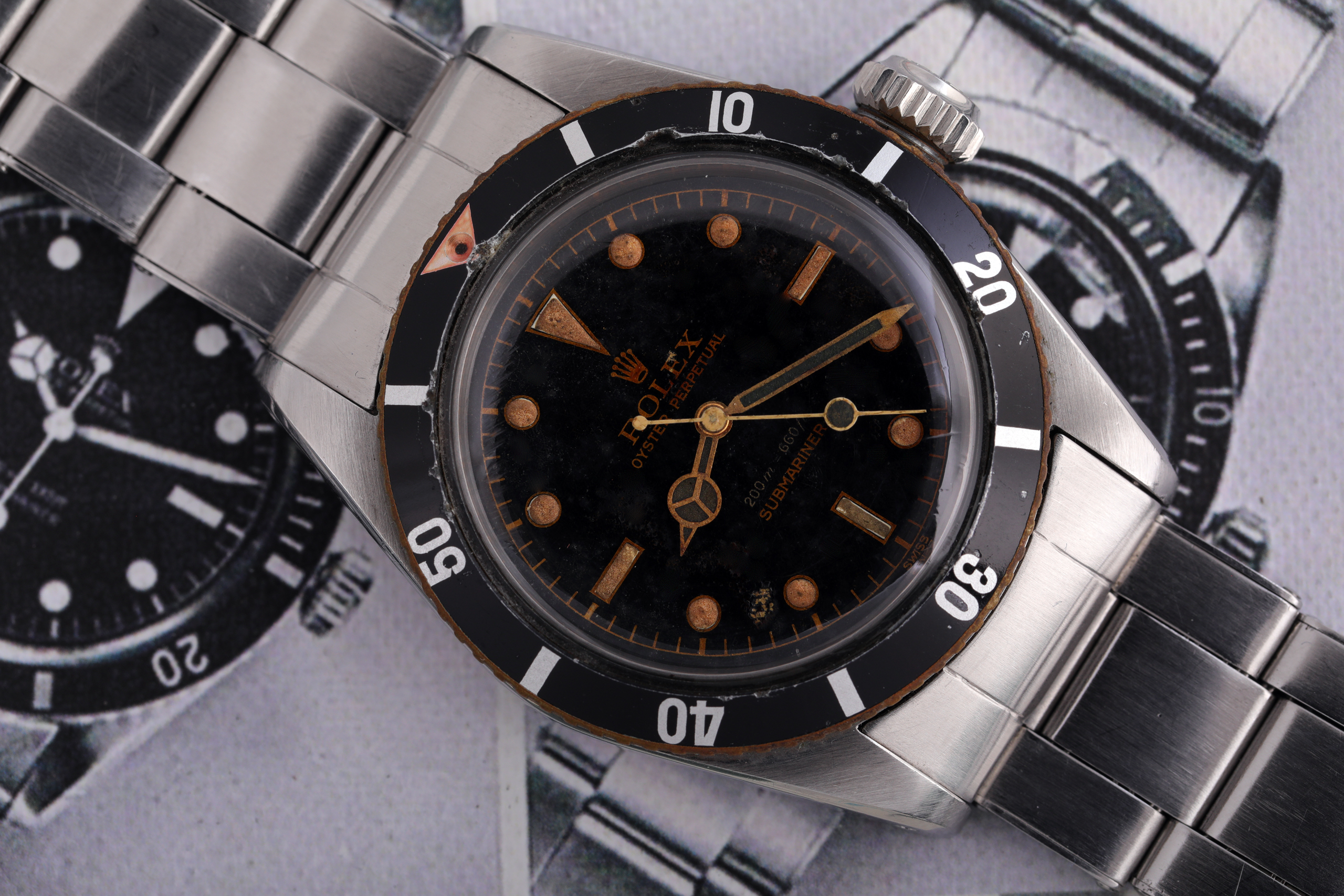 Rolex Submariner Coroncione ref. 6538– Prezzo su richiesta –