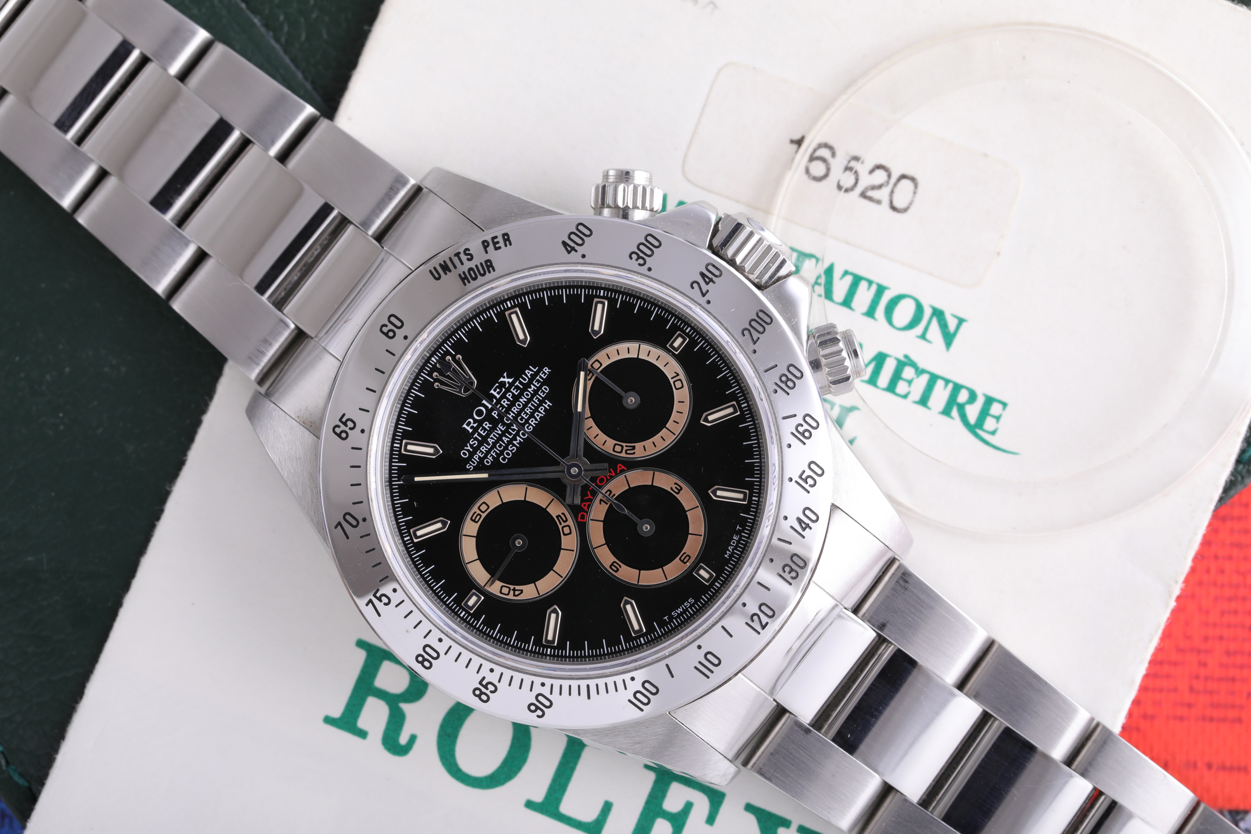 Rolex Daytona ref. 16520 Patrizzi NOS Full Set– Prezzo su richiesta –