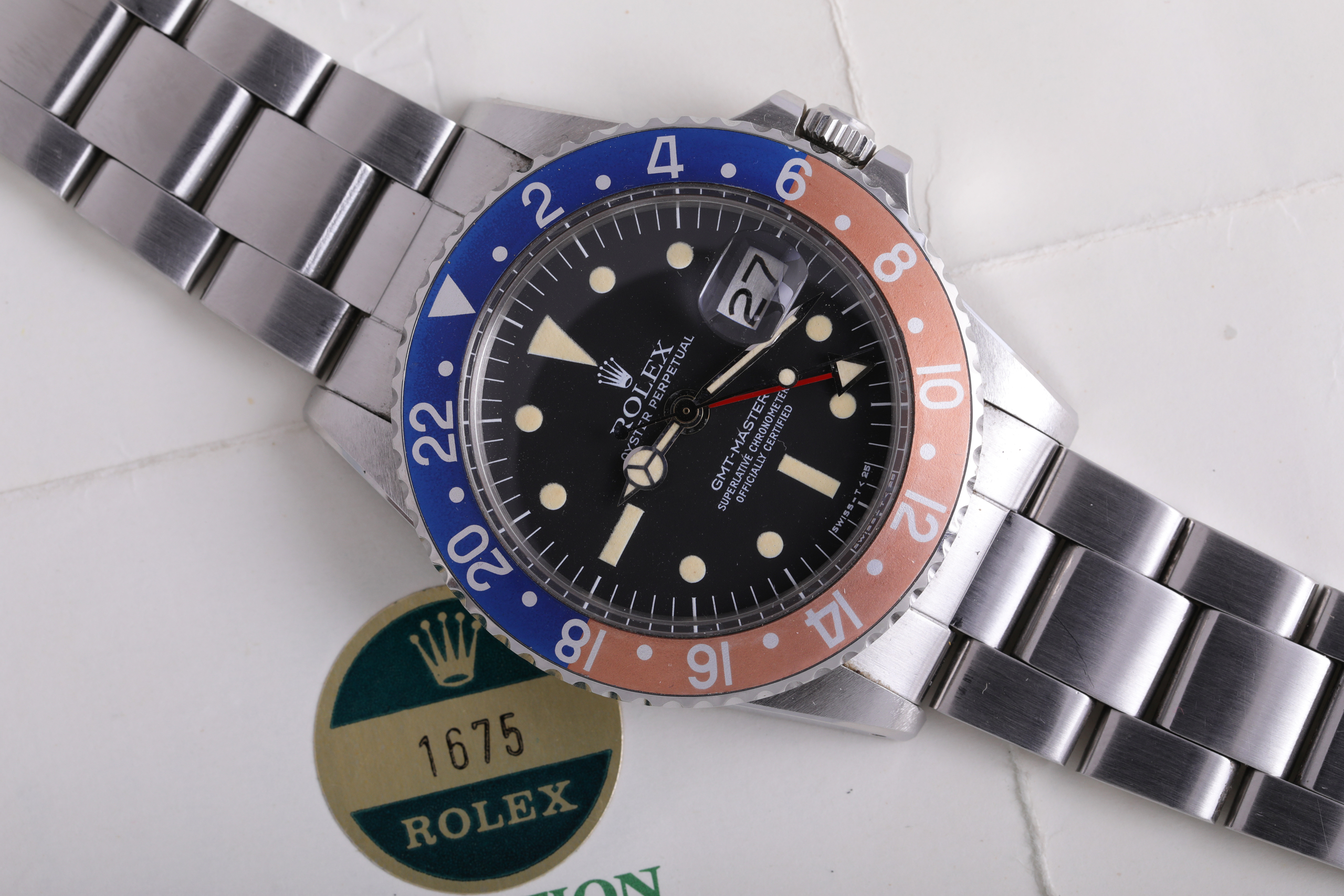Rolex Gmt Master ref. 1675 MK3 Radiale