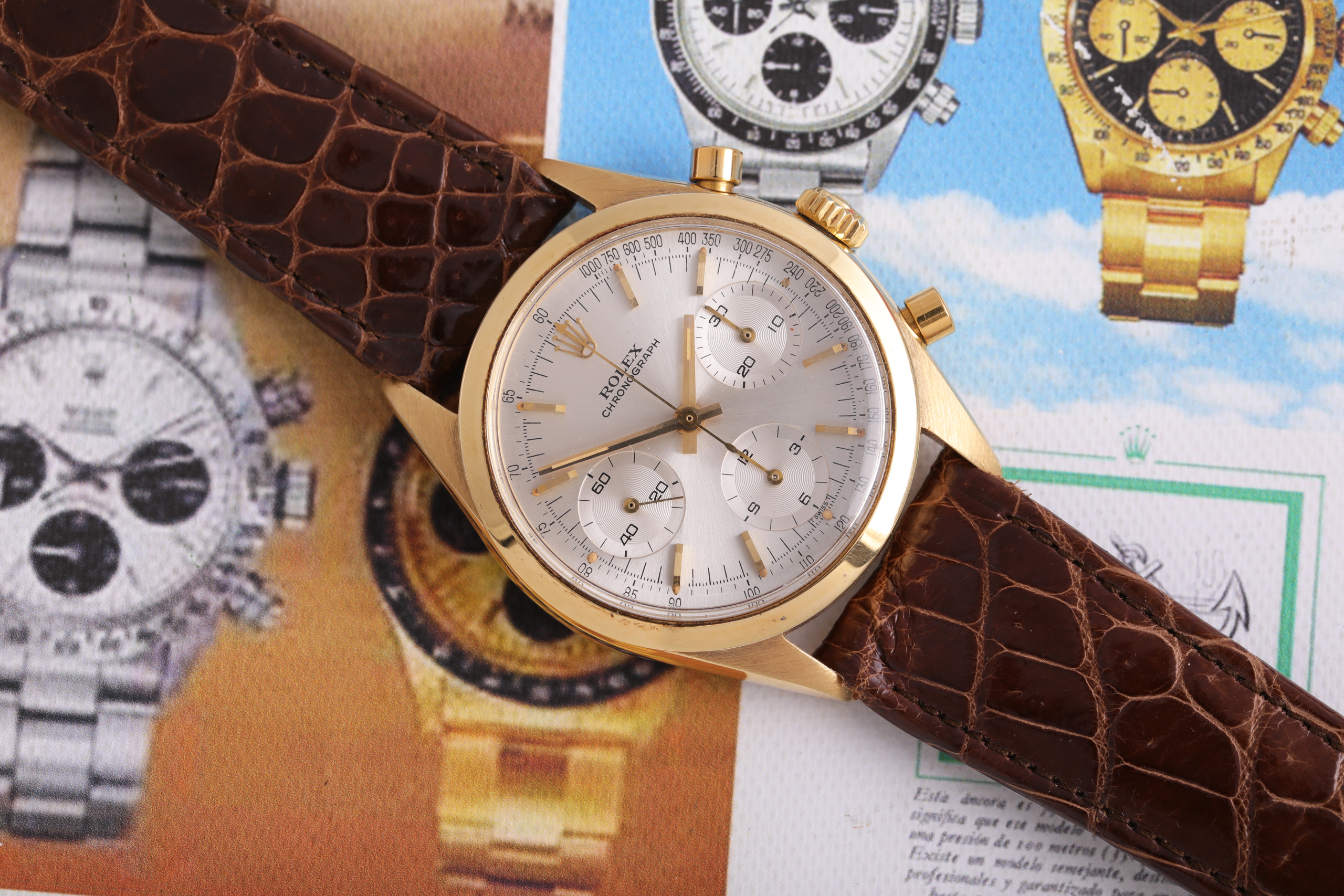 Rolex Chronograph Pre-Daytona ref. 6238 14 kt– Prezzo su richiesta –