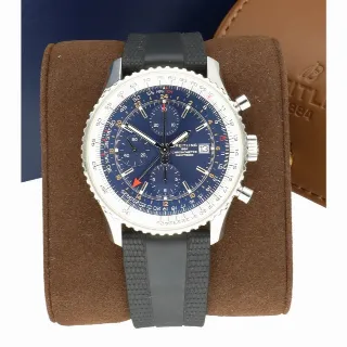 Foto 6 di 7: Breitling Navitimer World GMT 46