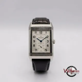 Foto 1 di 2: Jaeger-LeCoultre Reverso (acero, esfera plateada)