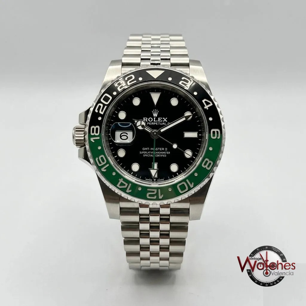 Rolex GMT-Master II «Sprite» (bisel verde y negro, Jubilee)