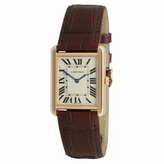 Foto 1 di 7: Cartier Tank Solo Rose Goud/Staal Ref 3167