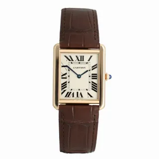 Foto 2 di 7: Cartier Tank Solo Rose Goud/Staal Ref 3167