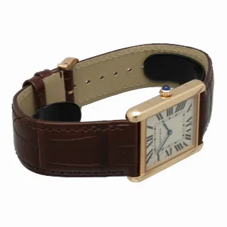 Foto 4 di 7: Cartier Tank Solo Rose Goud/Staal Ref 3167