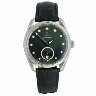 Foto 2 di 7: Omega Seamaster Aqua Terra Green/Diamonds