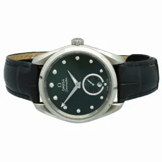 Foto 4 di 7: Omega Seamaster Aqua Terra Green/Diamonds
