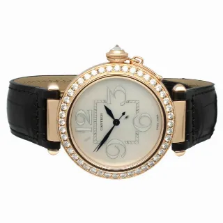 Foto 4 di 7: Cartier Pasha RoseGold MOP Dial "Factory Diamonds"