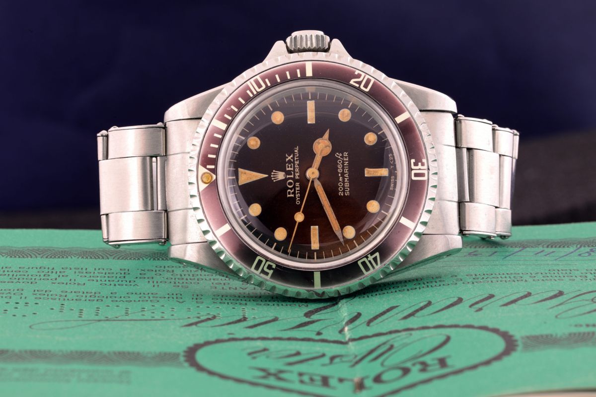 Rolex Submariner ref. 5513 Marrone Gilt Scatola e Garanzia