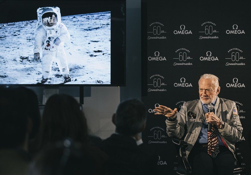 1969-2019 - UN UOMO SULLA LUNA CON IL SUO OMEGA SPEEDMASTER