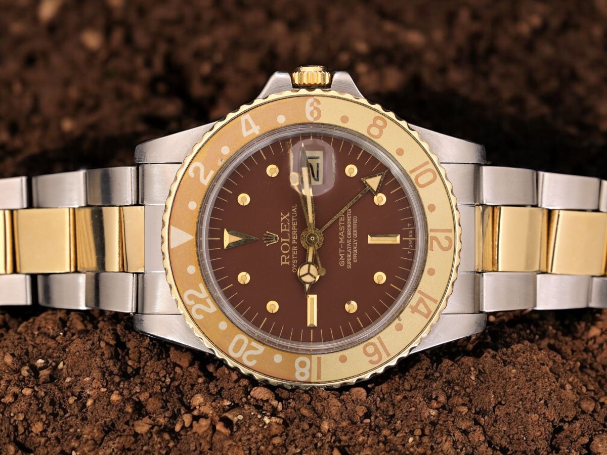 Rolex Gmt Master ref 1675/3 Occhio di Tigre Rail