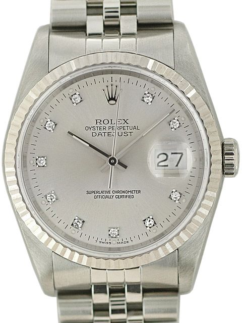 Rolex Datejust Quad. Diamanti Originale SCAT/GAR art. Rz237