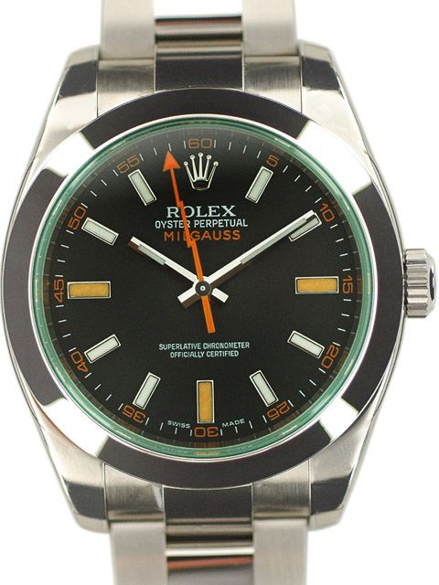 Rolex Milgauss VETRO VERDE 116400GV 12/2009 art. R1257