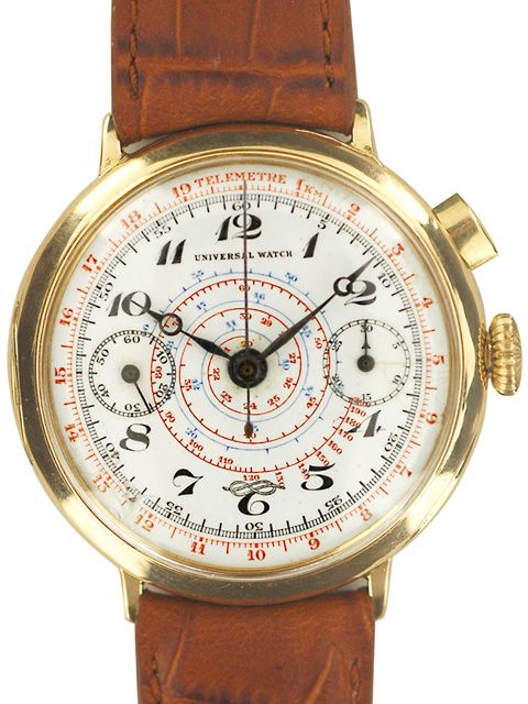 Universal Genève Universal Chrono monopulsante oro Art. Ug04